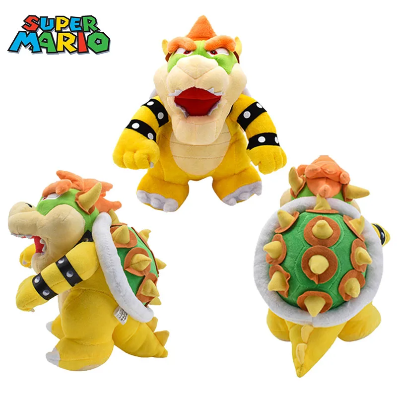 26.5cm Super Mario Plush Toys Dolls Bowser Anime Figures Gaming Peripherals Soft Stuffed Animals Plush Decoration Gifts for Kids