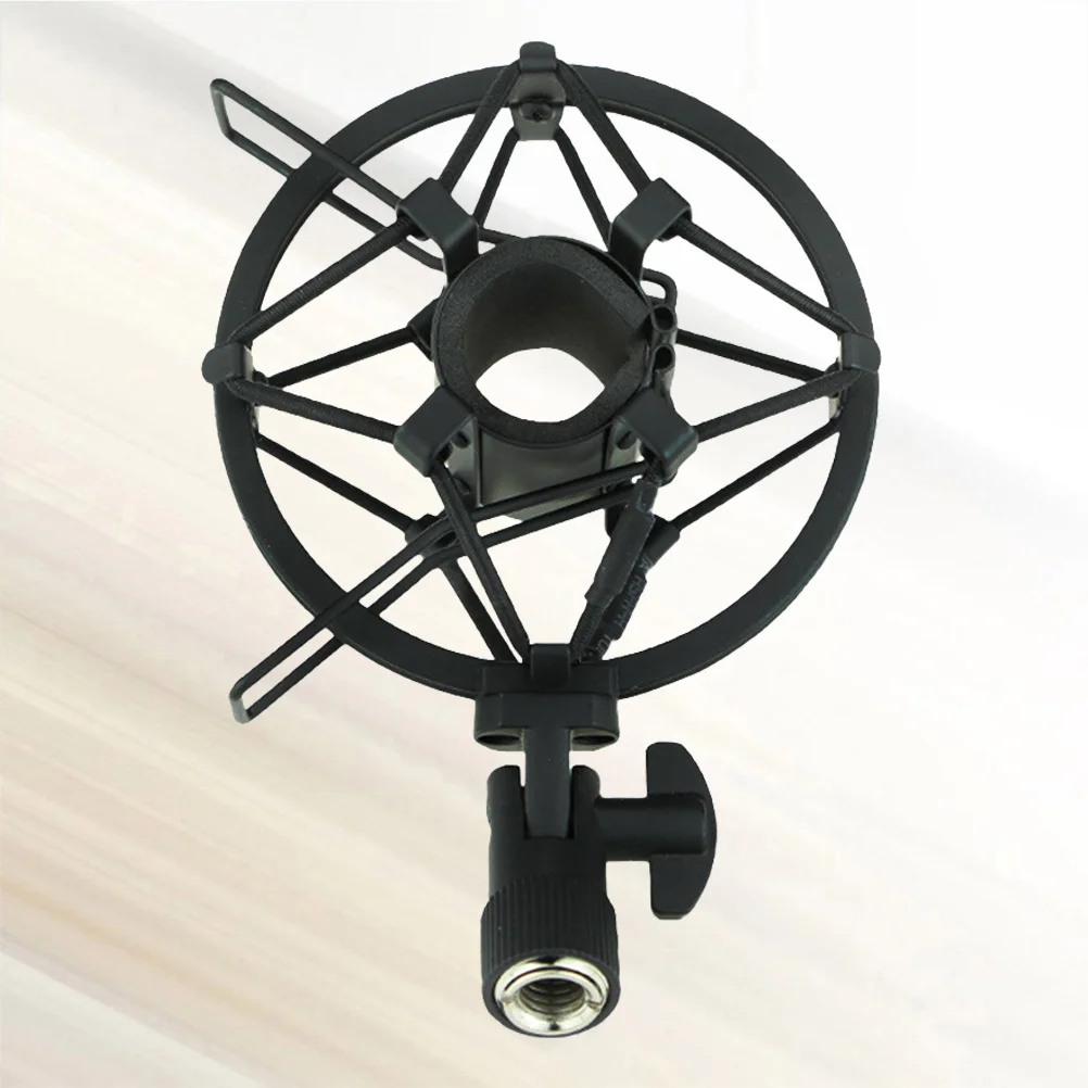 

Condenser Microphone Mount Universal Black Absorption Rack for Recording Studio Broadcast Microphone Absorption Rack