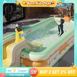 Large Family Inflatable Swimming Pool Kids Frame Pools Garden Outdoor Baby Summer Water Slide Game Folding Removable Piscina