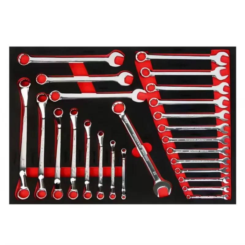 25pcs Multifunctional Bicycle Repair Tool Set Combination Spanner With EVA Tray