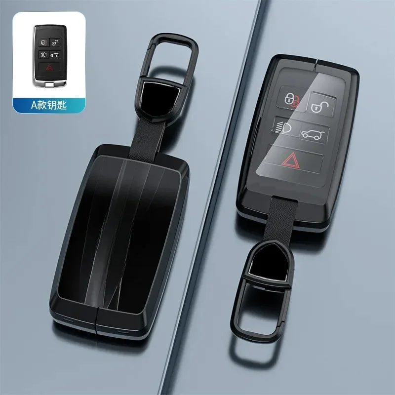 

For Land Rover Range Rover Evoque/Velar/Discovery Sport Defender Zinc Alloy Car Remote Key Case Cover Shell Keychain Accessories
