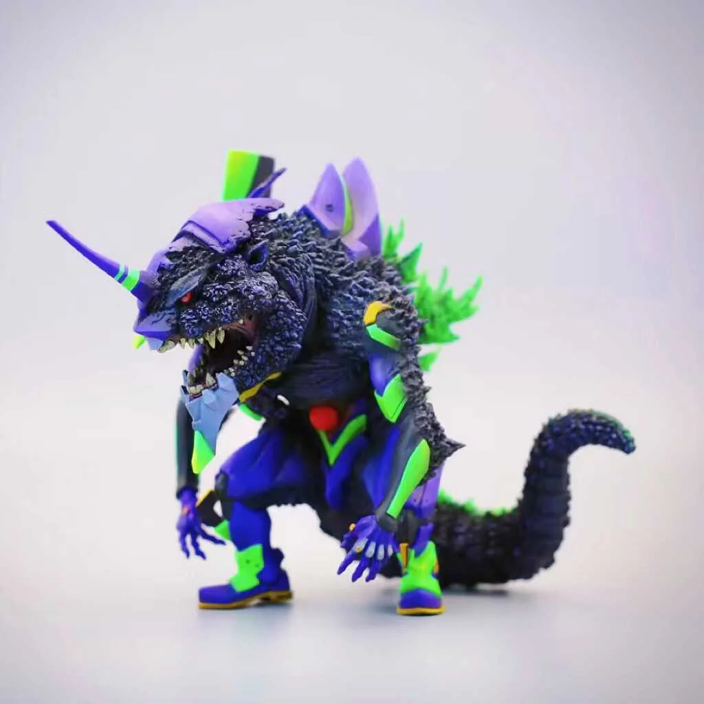 Neon Genesis Evangelion Anime Figure Godzilla EVA Action Figures PVC Collect Figurine Desktop Decoration Children Christmas Gift