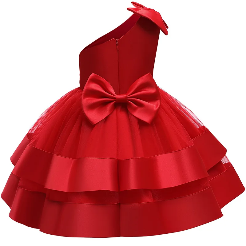 Princess Christmas party communion Party Cake evening dress Baby girl\'s birthday party dress 9 months to 5 years old vestidos