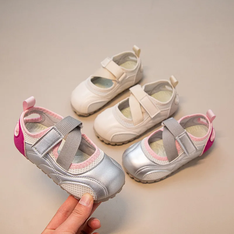 2026 Spring New Children Casual Shoes for Girls Non-Slip Breathable Casual Toddler Footwear Mary Jane Shoes for Girls Daily Wear