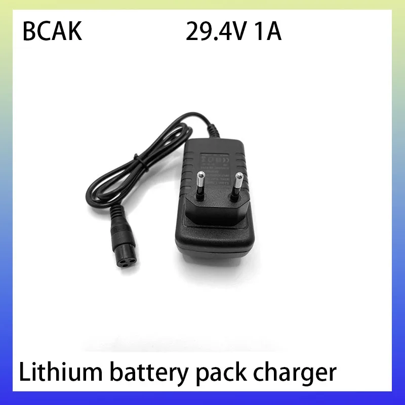 Charger 29.4V 1A  Model Aircraft Fishing Light 24V 7-string Battery Pack Lithium Battery Polymer Battery Pack Charging Tool