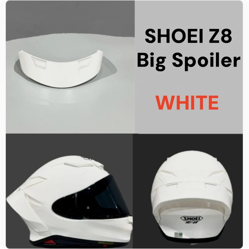 Duży spojler na kask motocyklowy do kasków Shoei Z8, akcesoria dekoracyjne, tylny spojler na kask motocyklowy do Z-8