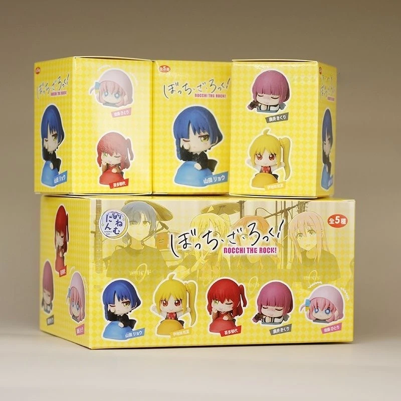 BOCCHI A ROCA! Gashapon brinquedos ijichi nijika kita ikuyo yamada ryo gotoh hitori anime q versão figura modelo ornamentos brinquedos