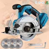 125mm Brushless Electric Circular Saw Adjustable Angle Cordless Multifunction DIY Woodworking Power Tools For Makita 18V Battery