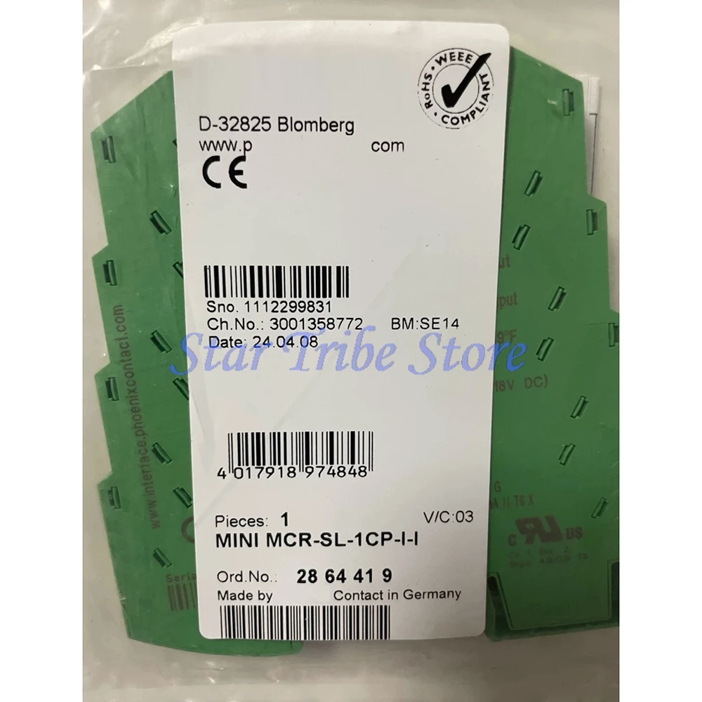 

2864419 Пассивные изоляторы MINI MCR-SL-1CP-I-I с питанием от контура