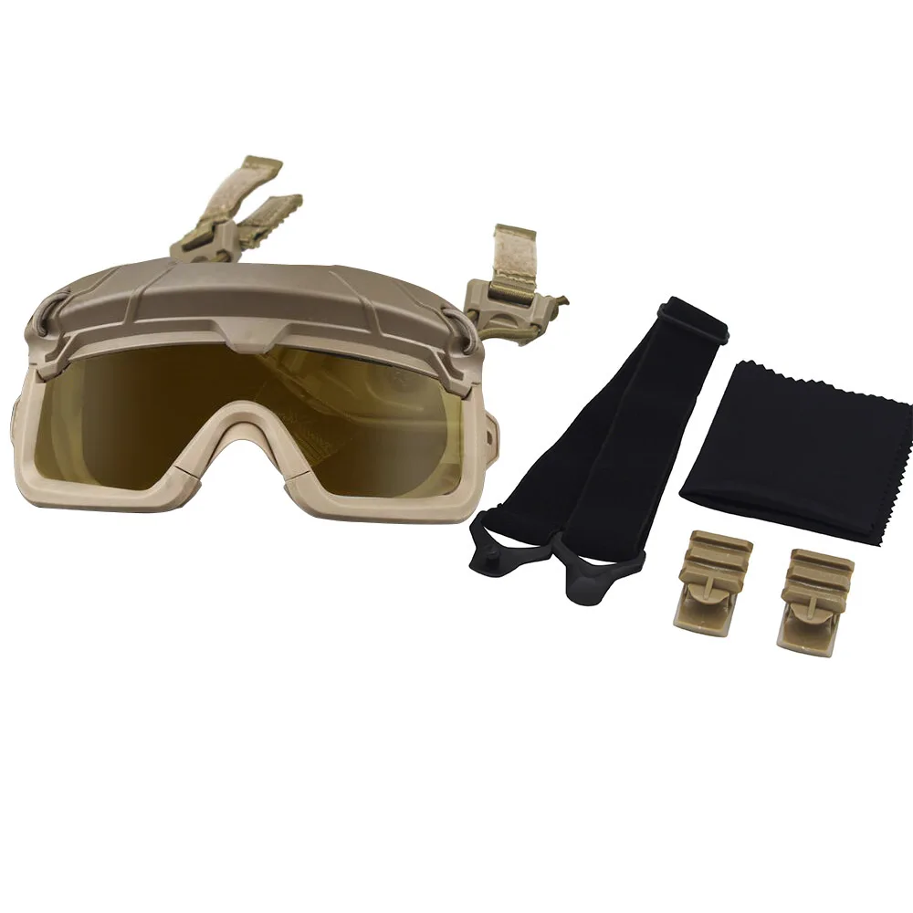 VULPO Gafas Tácticas para Casco – Airsoft, Paintball y Wargame - imagen 4