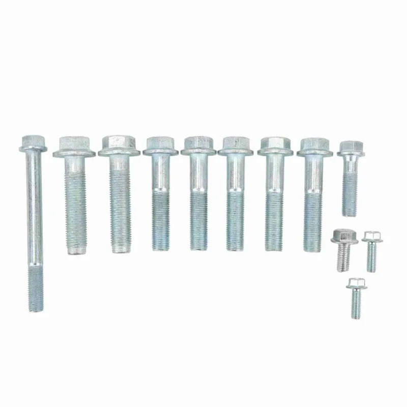 12PCS Transmission Bolt Kit Complete Metal Replacement For Acura B16 B18 B20 Hydro 5spd