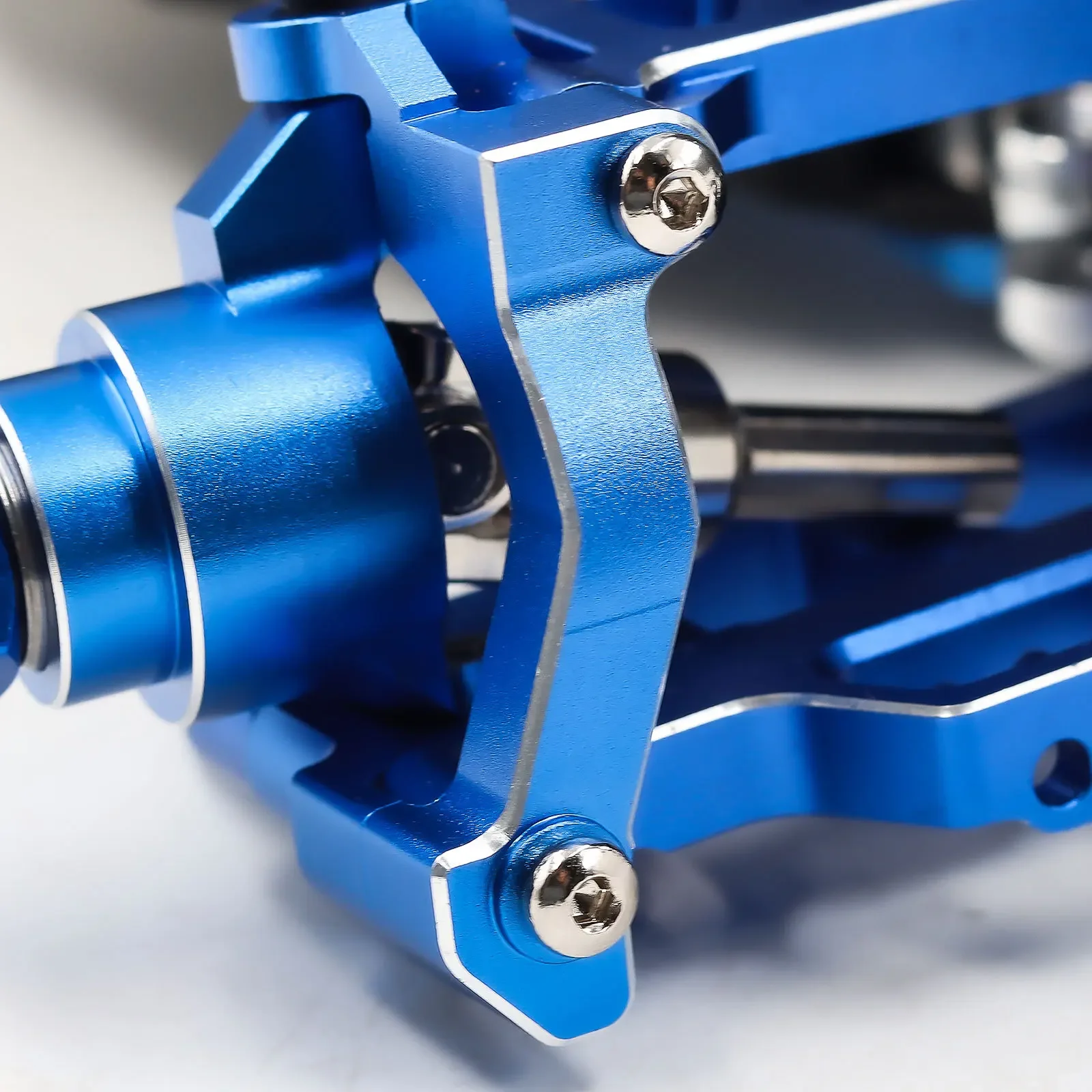 Bloques de dirección de Metal, portadores de eje helicoidal 10734 10751 para TRAXXAS Mini Maxx Mini XRT Monster Truck, piezas de mejora, accesorios