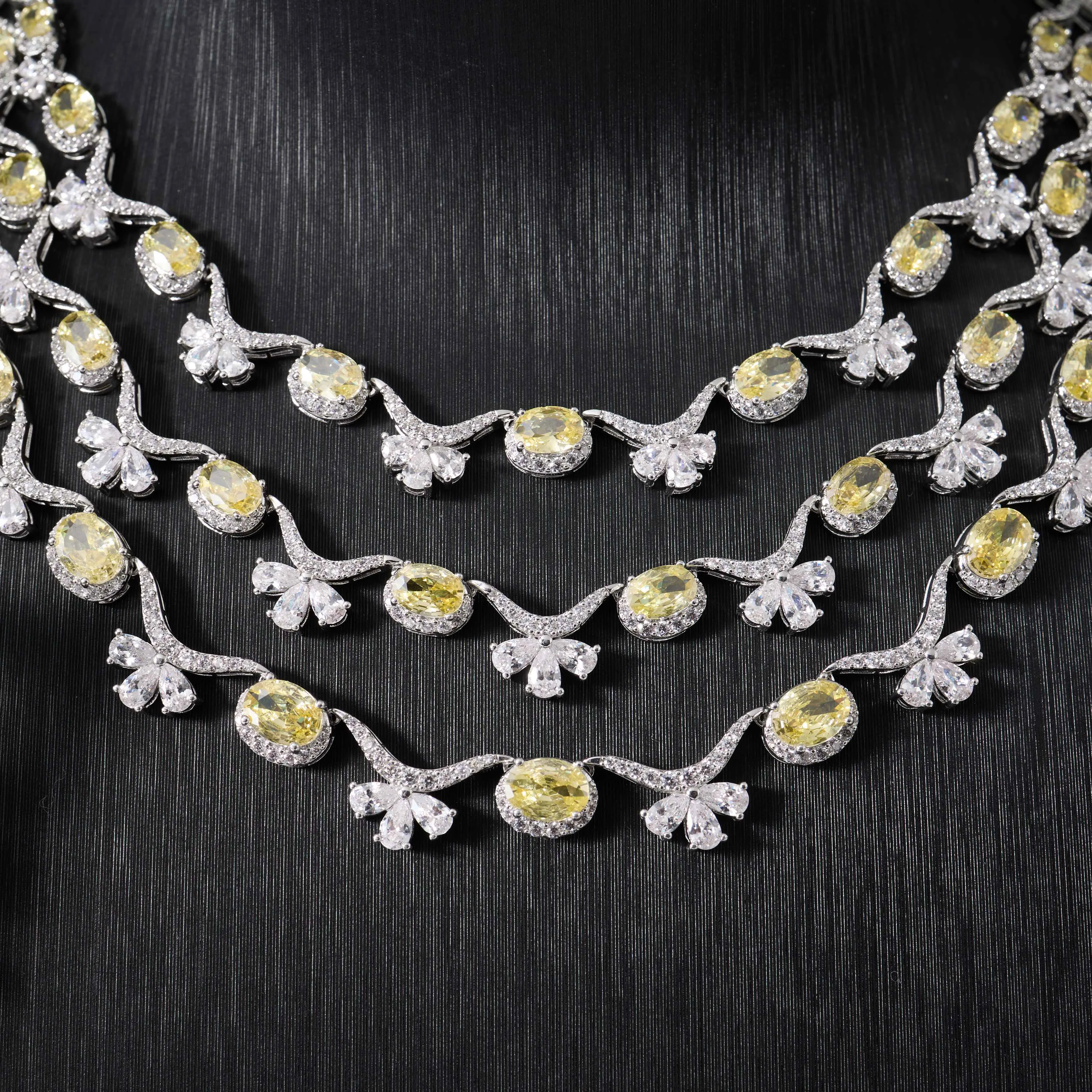 IN JEWELIFE Luxury 4Pcs Jewelry Set Zircon Necklace Earrings Bracelet Ring Set Women Bridal Wedding Party Prom Dress Accessories