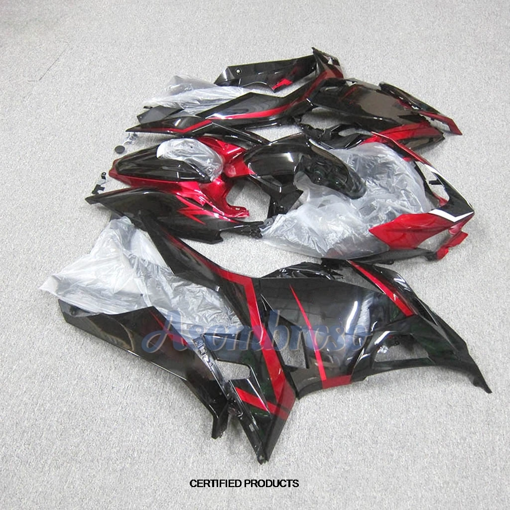 New Fairing Kit for NINJA400R 2018 2019 2021 2020 2024 2022 2023 ninja400 18-24 Motorcycle Red Black Body Shell cover