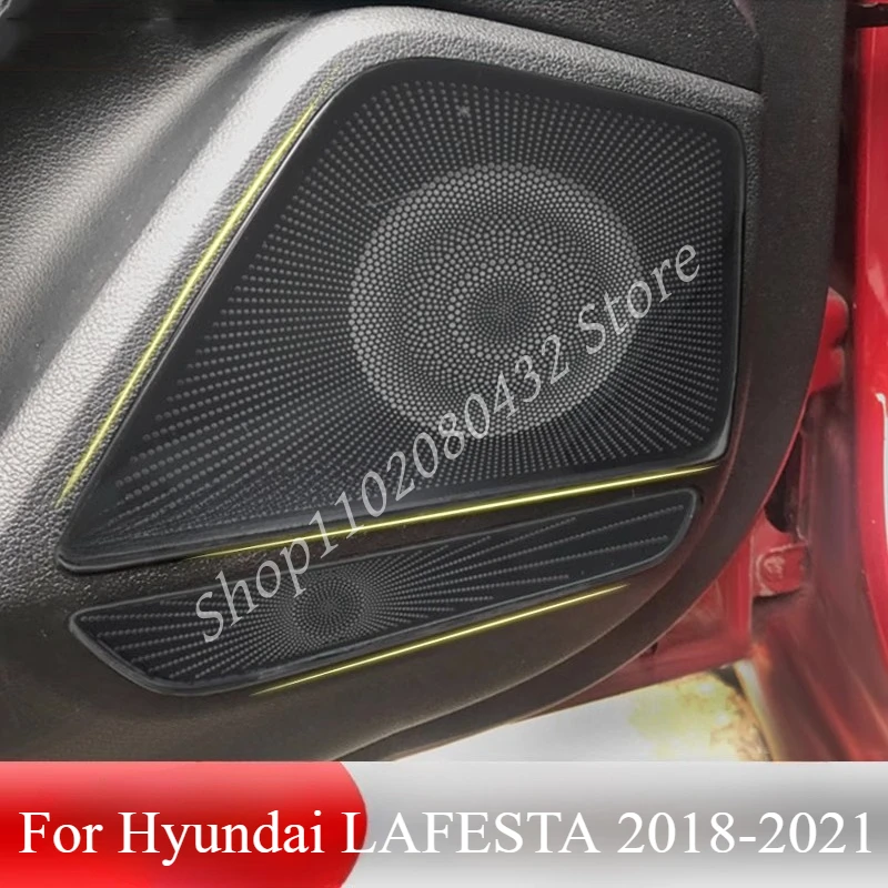 

For Hyundai LAFESTA 2018-2021 Car Dashboard Tweeter Horn Cover Trunk Door Audio A-pillar Speaker