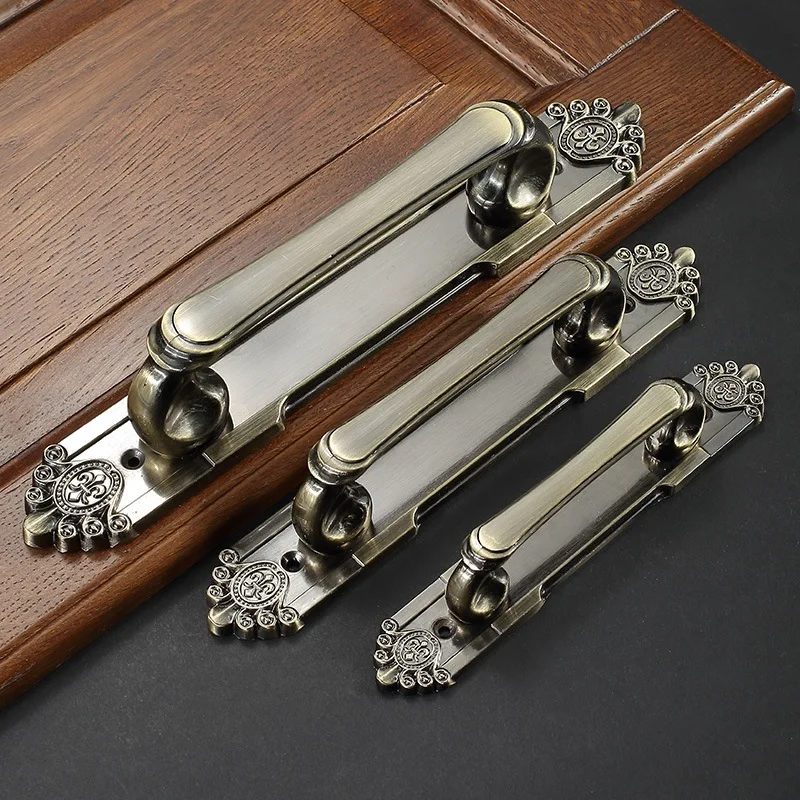 VARMSTUGA Vintage Door Handles European Style Zinc Alloy Furniture Handles and Knobs for Kitchen Cabinet Drawers Pulls