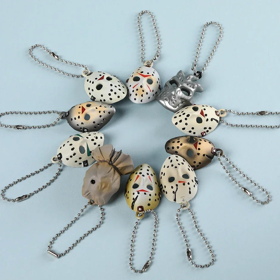 10 قطعة/المجموعة جيسون الرعب أقنعة البسيطة PVC أرقام عيد الميلاد هدية عيد ميلاد اللعب #2