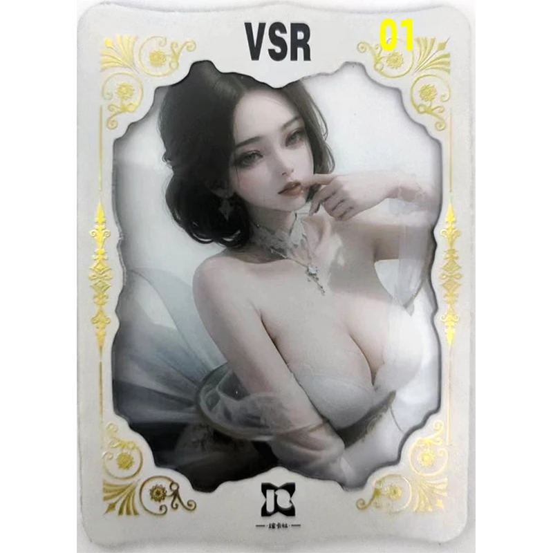 Anime Goddess Story Rare VSR Reflections Flash Cards Beelzebul albedo Toys for boys Collectible Cards Christmas Birthday Gifts