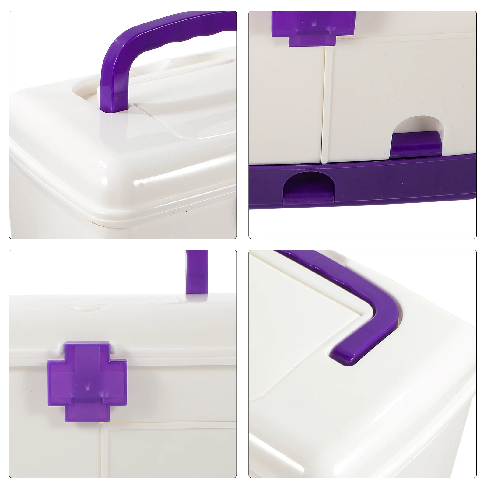 

Portable First Aid Kit Medicine Storage Box Multilayer Medical Case For Outdoor Travel Home Use Sealed Cover Medication Chest