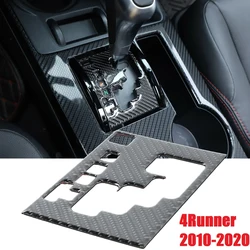 For Toyota 4Runner 2010-2020 Gear Shift Panel Cover Trim Carbon Fiber Accessory