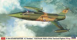 Hasegawa HA07533 1/72 F-104 Start Fighter Type C Vietnam War 479th Tactical Fighter Wing Plastic Model