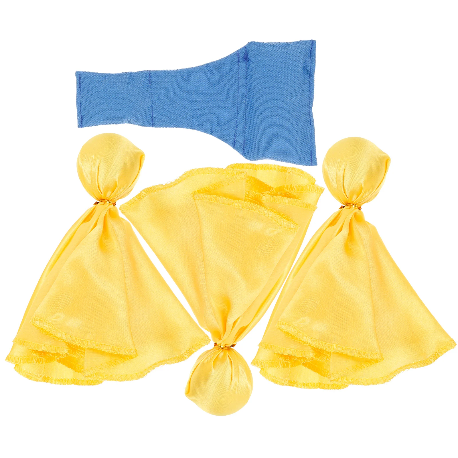 

4 Flags 1 Bean Bag Football Referee Penalty Flags Accessories Yellow Tossing Bright Color Portable Wear Resistant Competition
