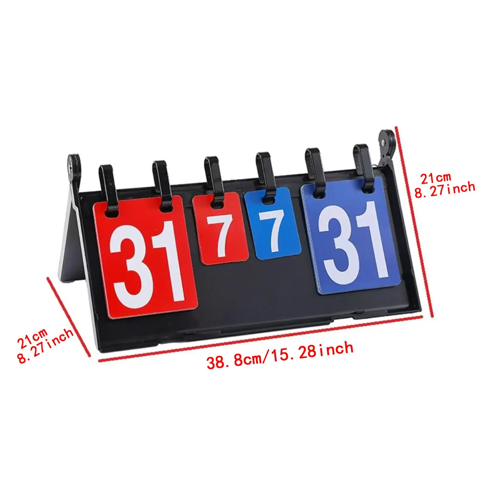 ป้ายบอกคะแนนกีฬาหมายเลขทั้งสองด้านสําหรับกิจกรรมวอลเลย์บอลเทนนิส