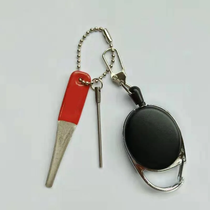 1 قطعة حلقة مزدوجة صغيرة الفم الدائري أدوات حلقة صغيرة حلقة فتاحة الفولاذ المقاوم للصدأ كماشة يطير الصيد الطعم مينو الترتر مع كوكيد