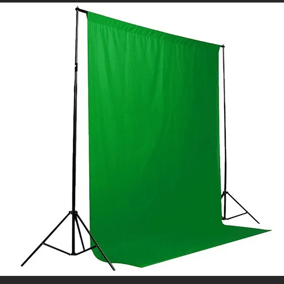 

Factory Direct Sales 3X3 M Background Fabric Curtain Photography Live Broadcast Mesh Solid Color Shooting Hanging Cloth Green