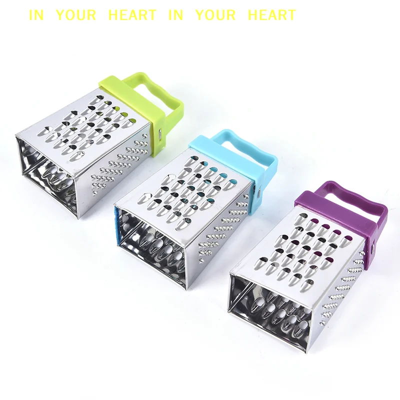 【X】4 Sided Blade Cheese Vegetables Grater Cucumber Slicer Cutter Box Grater Kitchen
