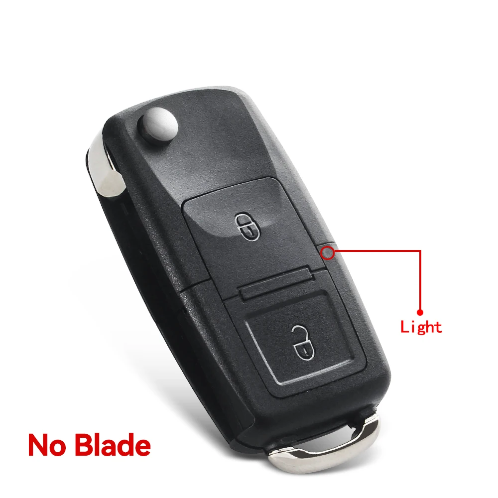 KEYYOU 2 przyciski zdalnego składania kluczyka samochodowego do VW Volkswagen MK4 Bora Golf 4 5 6 Passat Polo Bora Touran