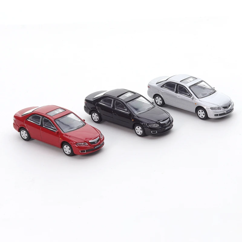 JKM 1/64 Mazda 6 2008 Alloy Car Diecast Model Shock Absorption Model Toy Car Friends Gifts Collect Ornaments