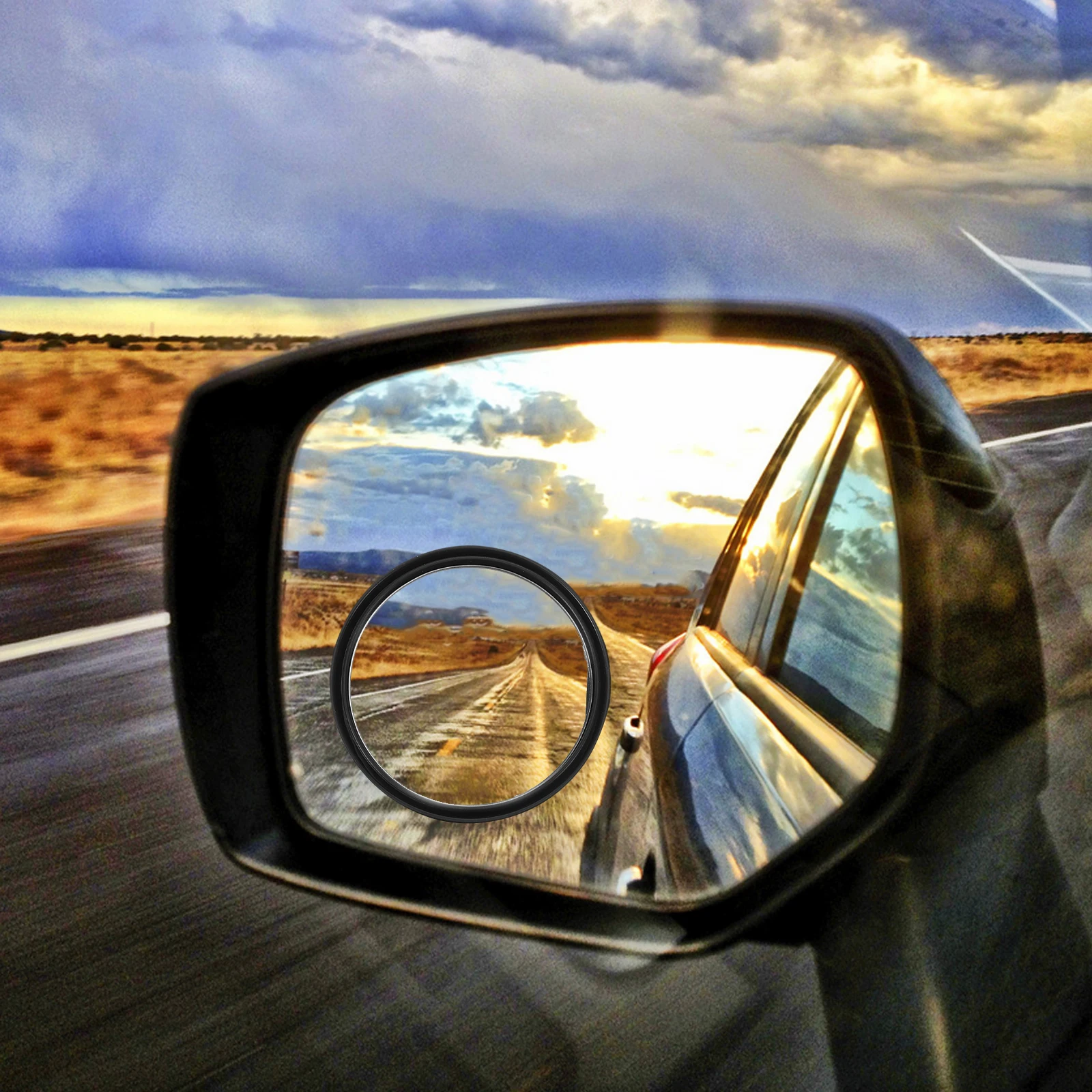 

1Pair High Definition Waterproof Car Rearview Mirror Auxiliary Mirror Blind Spot Safe Driving Blind Spot Mirrors