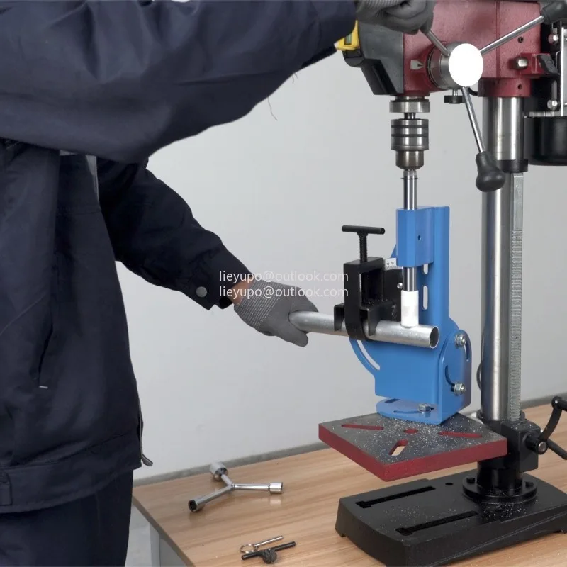 Adjustable Angle, Safe and Reliable Auxiliary Accessories for Round Pipe Drilling and Cutting