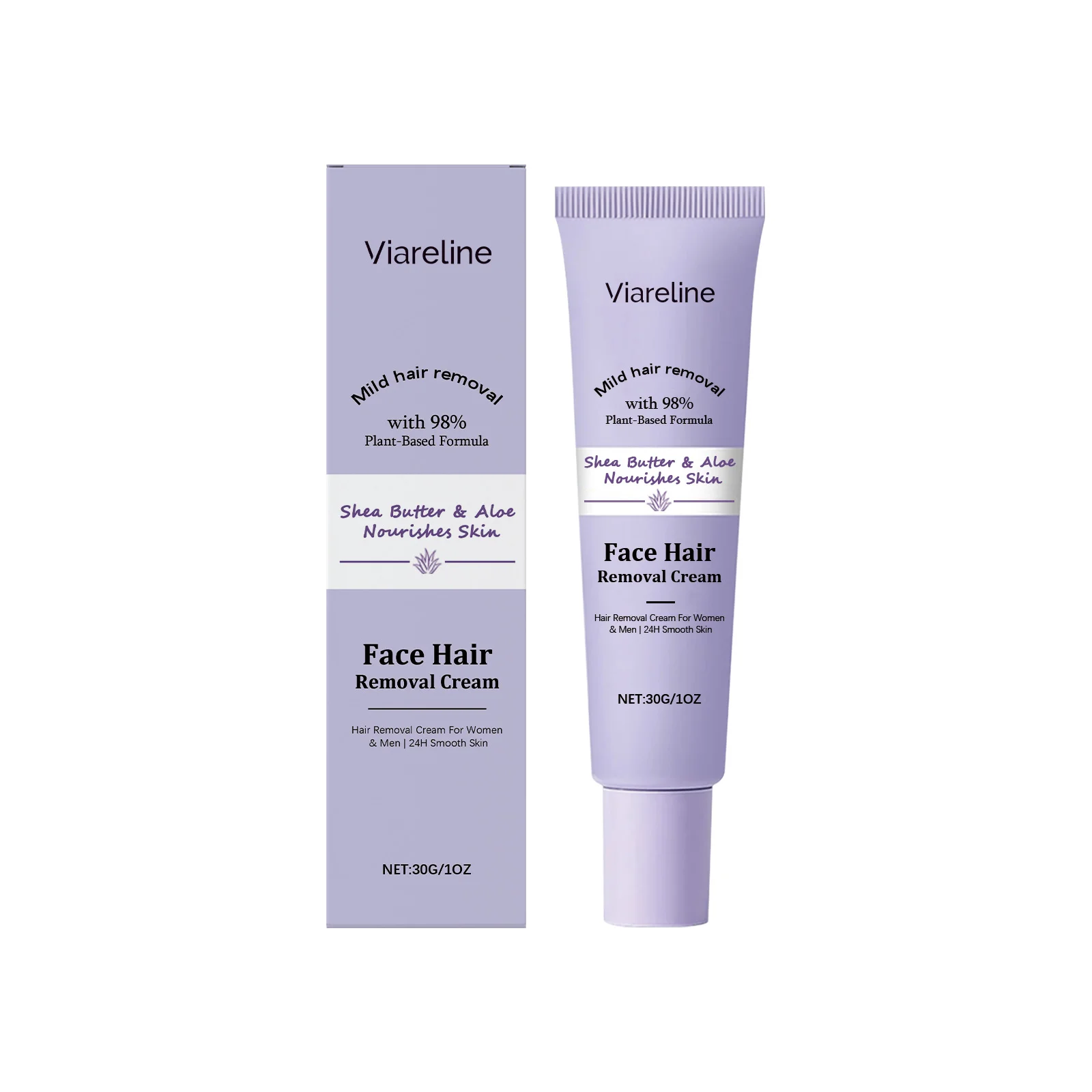 Facial Hair Removal Cream Inhibit Hair Growth Shrink Pores Prevent Skin Dryness Smooth Skin Deeping Hydration Depilatory Cream