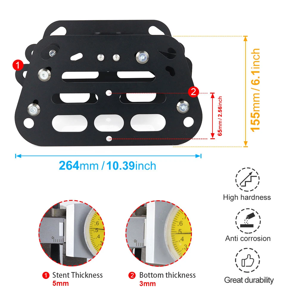 Apto para kawasaki vulcan s vulcan 650 s vulcan s vn650 2015-2025 motocicleta alforje barras de apoio suportes laterais pannier cremalheiras