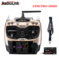 Radiolink AT9S Pro 12 Channels 2.4G RC Transmitter Radio Controller Support Crossfire Protocol with RX R9DS for Fixed Wing