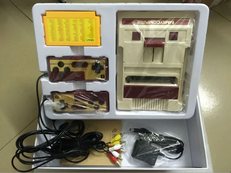 وحدة تحكم ألعاب الفيديو Av Output Mini 8bit Retro Game Console المدمج في 632 الألعاب الكلاسيكية أفضل هدية دعم دروبشيبينغ