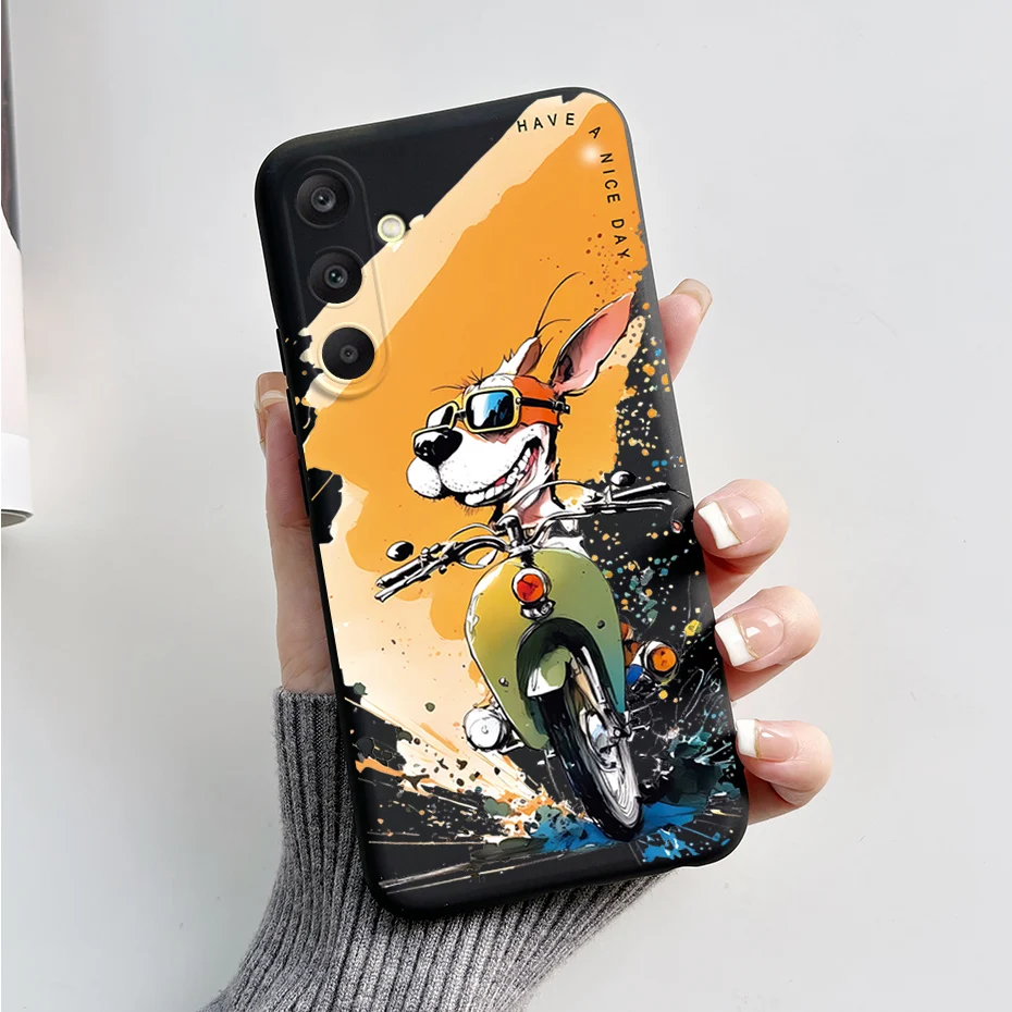 For Samsung A25 5G Case SM-A256B Stylish Painted Soft Silicone Shockproof Cover For Samsung Galaxy A15 A25 A35 A55 5G 2023 Capa