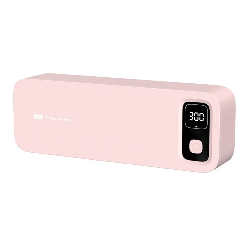 驚異の歯ブラシ収納除菌器-シンプルスマート電動エアドライラック-充電式uv収納ボックス-壁掛け
