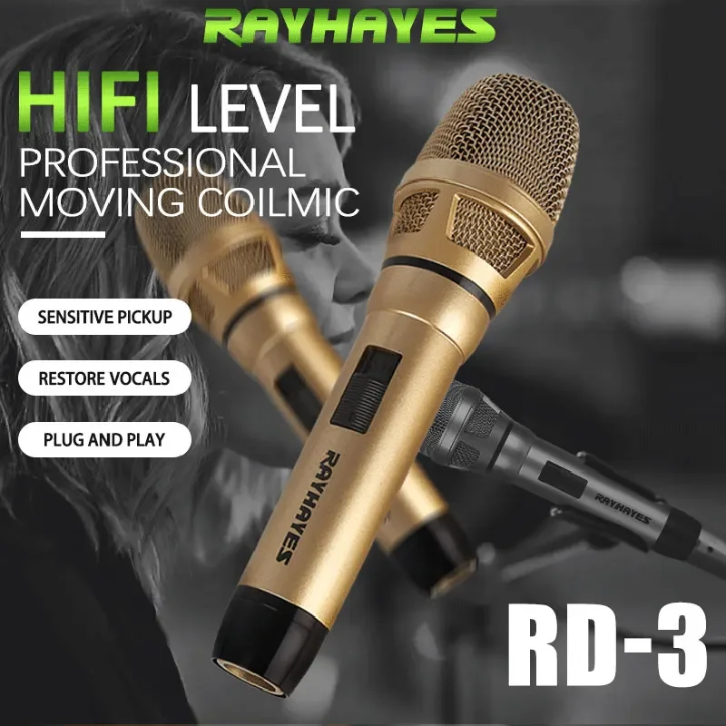 rayhayes-rd-3-プロフェッショナルダイナミックマイク-高忠実度の音質-全金属構造-耐落下性