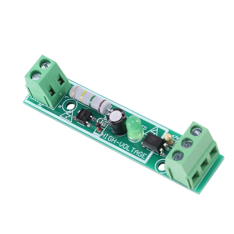 A69Z 10PCS AC 220V Optocoupler Isolation Module Voltage Detector Board TTL 3-5V SCM Testing For Microcontroller Adaptive PLC