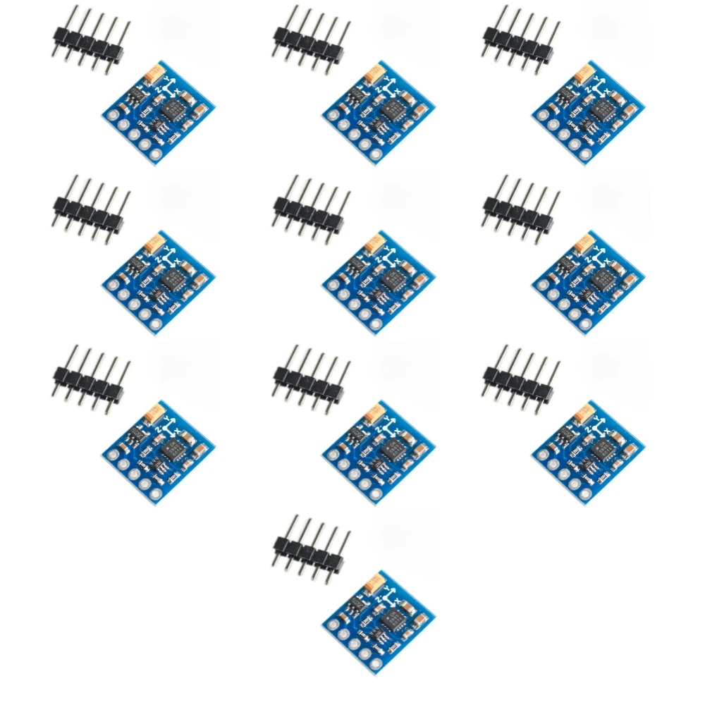 Módulo Sensor de Magnetómetro con Brújula de Campo Magnético de Tres Ejes GY-271 HMC5883L 3V-5V para Placa Arduino IIC