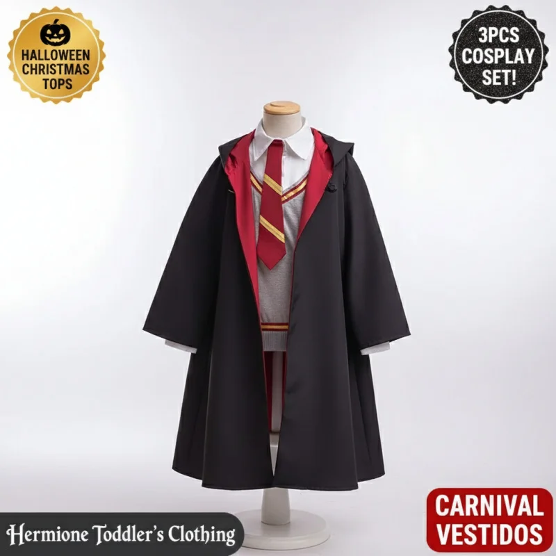 

☆YunCos Baby Halloween Cosplay Costume Set 3pcs Tops Skirt Cloak Toddler Princess Dress☆