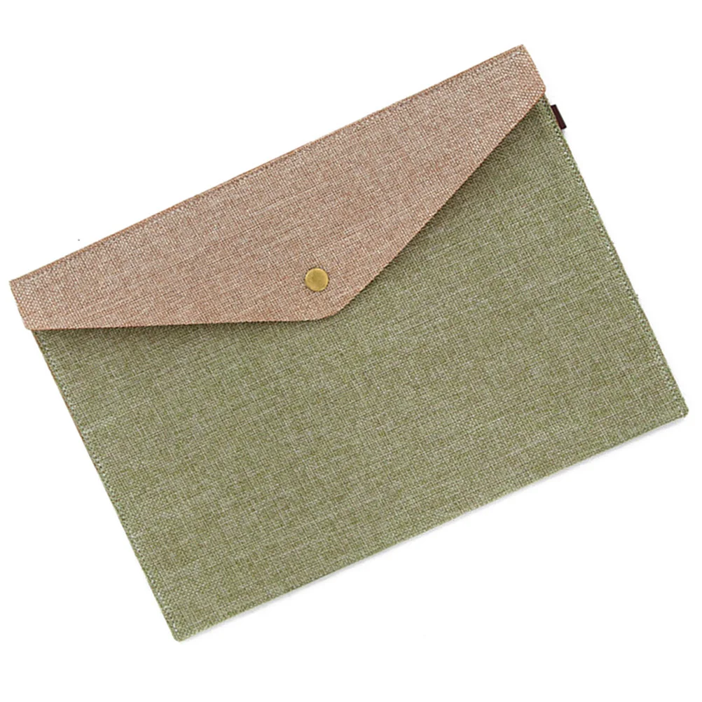 Армейская папка для файлов 23 см, толстый фетр, органайзер для документов, застежка-защелка для офисного школьного хранения бумаги