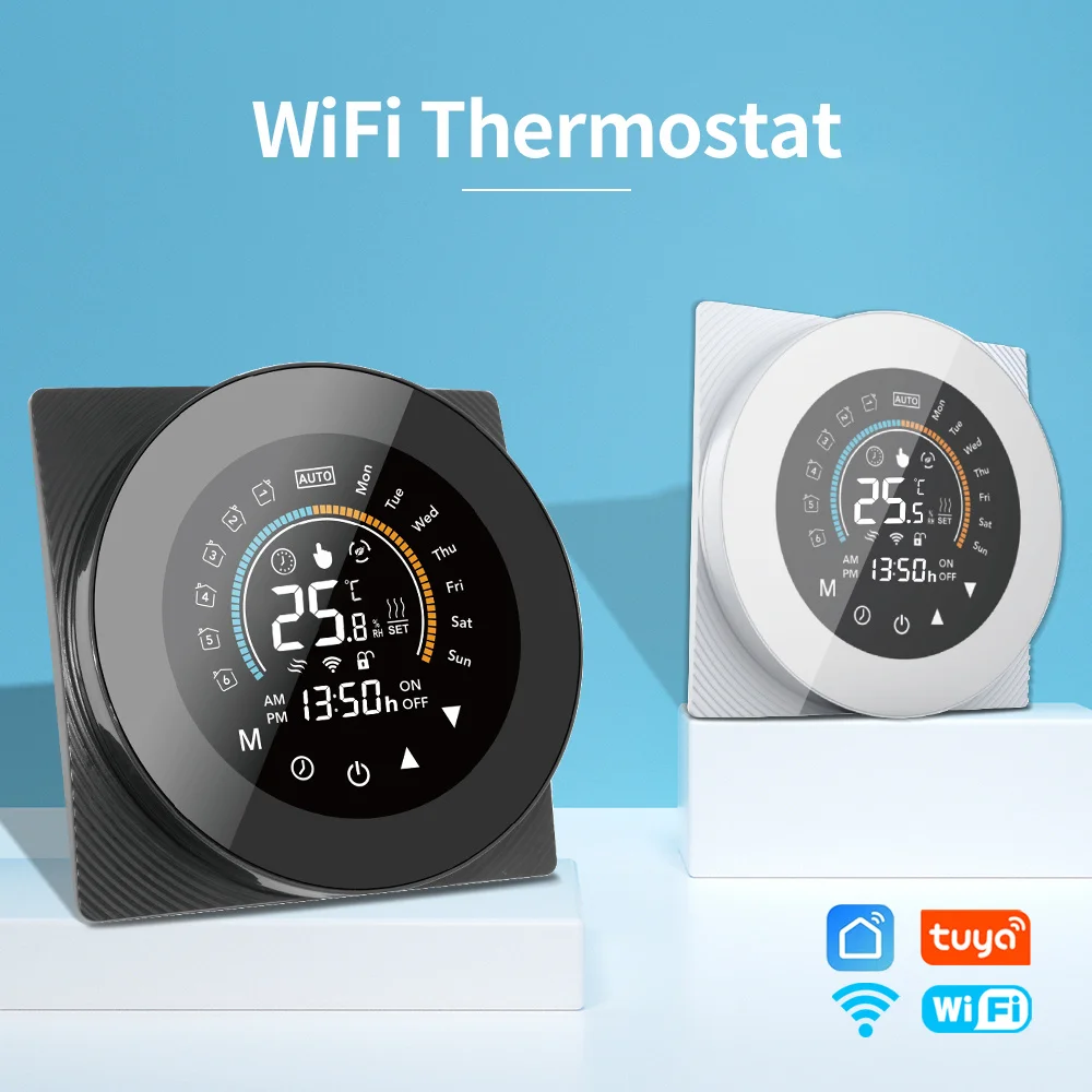 Tuya WIFI Smart Home Thermostat for Water/Gas Boiler Electric Floor Heating Temperature Controller Supports Alexa Google Home