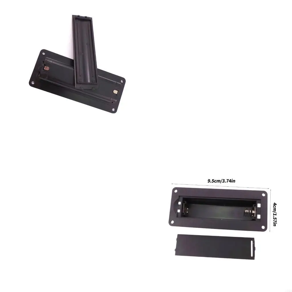 

2Pcs 18650 Covered Battery Box Embedded Battery Box Series Parallel Connection Empty Box Replacement for 18650 Battery