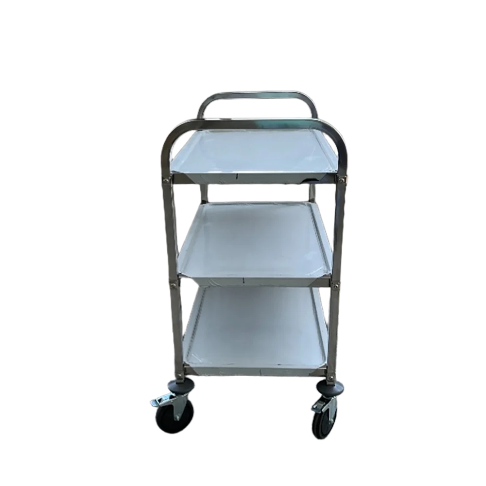 stainless steel service trolley for multi-function trolleys for catering services, restaurants, catering services hotel supplies