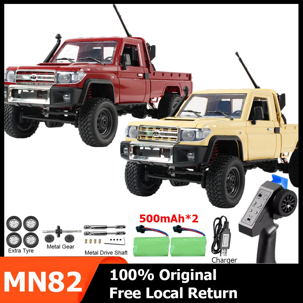 

MN Model MN82 MN82PRO 1:12 RC Car 4WD Simulation Off-Road 2.G Remote Control Car Alloy Full-Scale RC Truck As Boy Gift