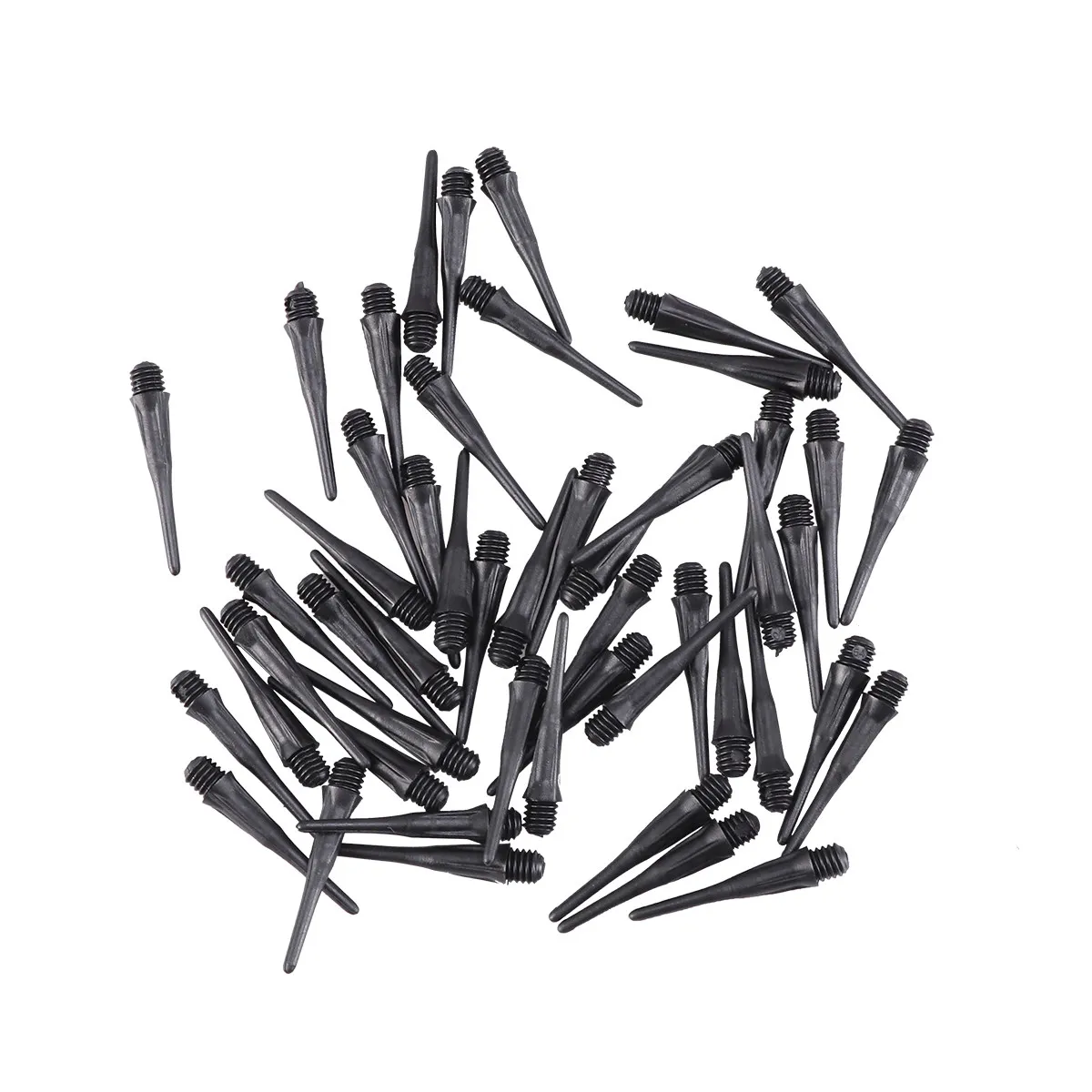 

50Pcs Replacement Dart Tips High-Density PVC Strong Tip Points with Locking Hole for Tight Secure Fitting Use Tip